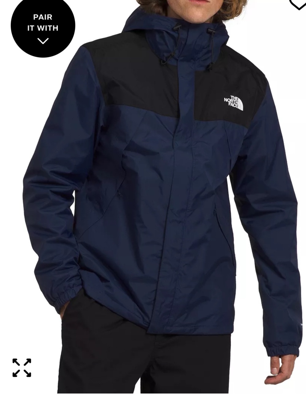 New north face jacket size large